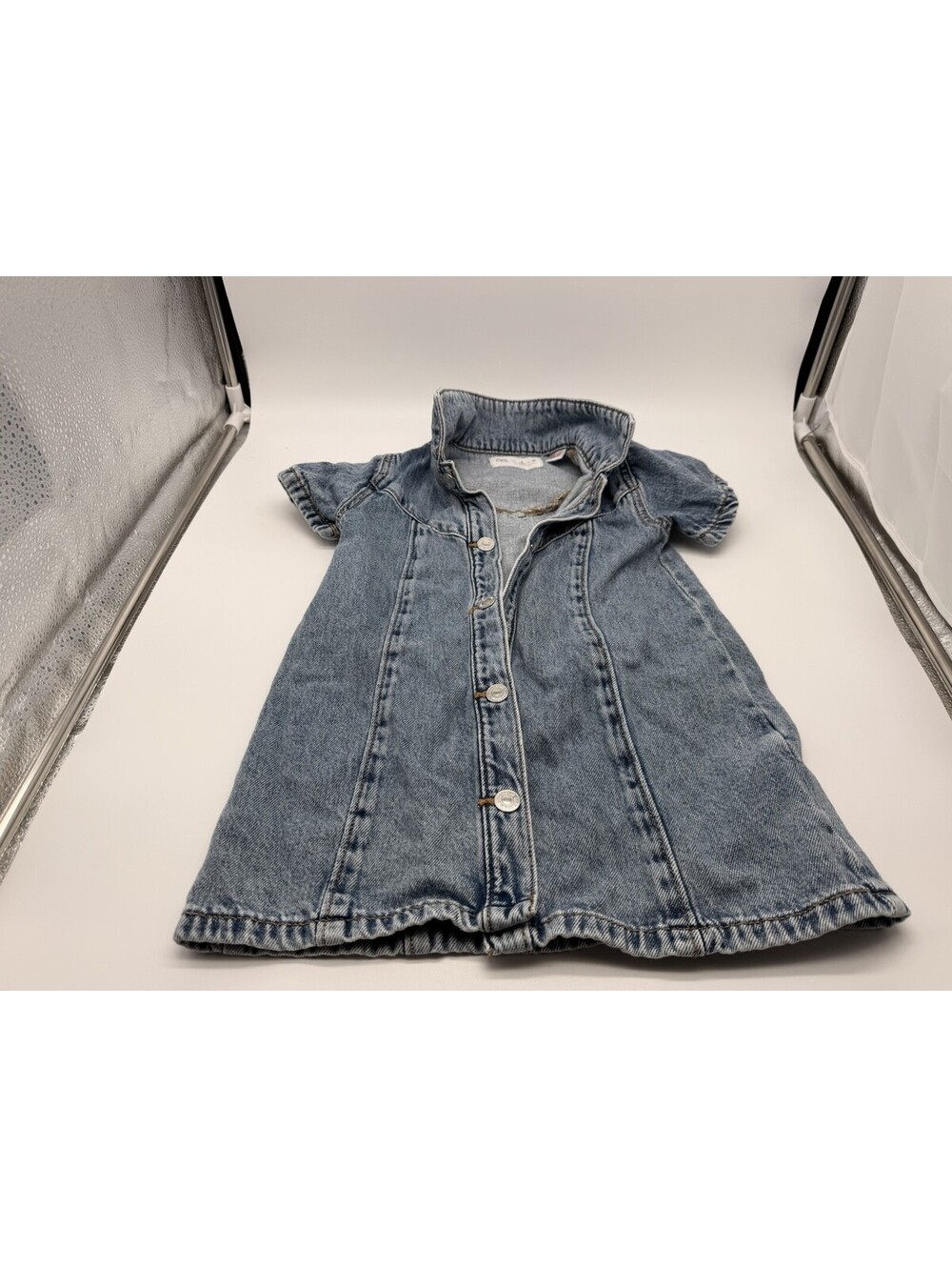 Zara Light Blue Denim kids dress size 3t